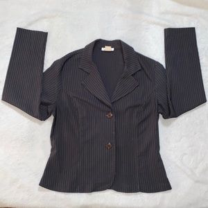Sunshine Apparel pinstriped blazer (L juniors)